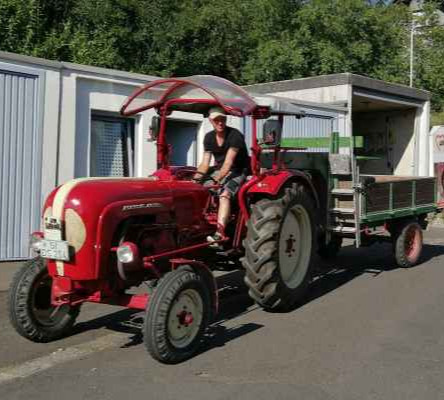 Erste Einweihungsfahrt von Heimatfreund Lars