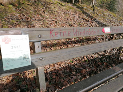 bank beschmierung
